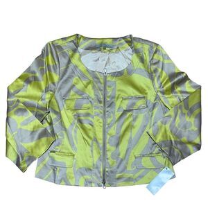 NWT Emil Rutenberg Vintage Zip Up Jacket Size 12